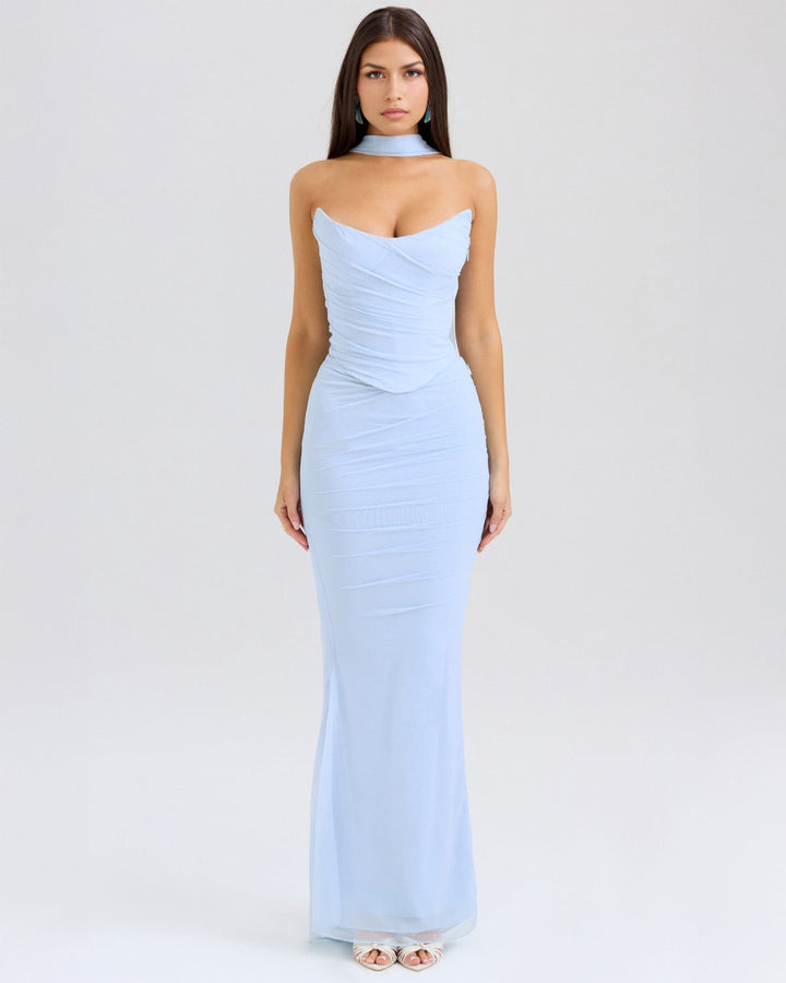 Joyce | Elegant Sculpted Gown