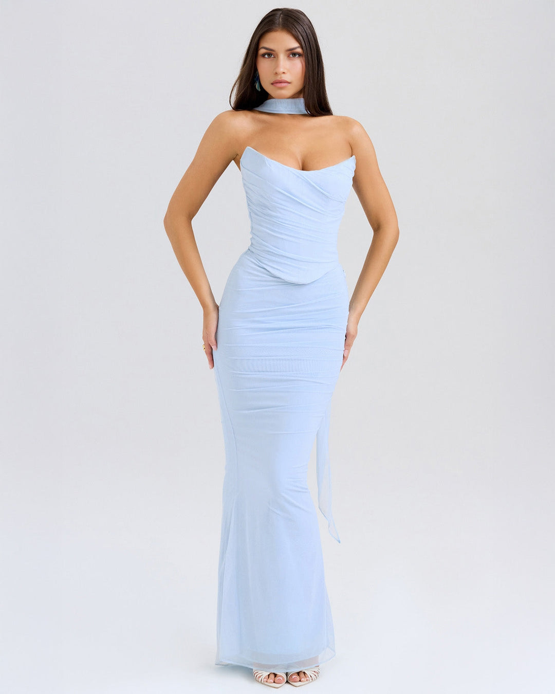 Joyce | Elegant Sculpted Gown