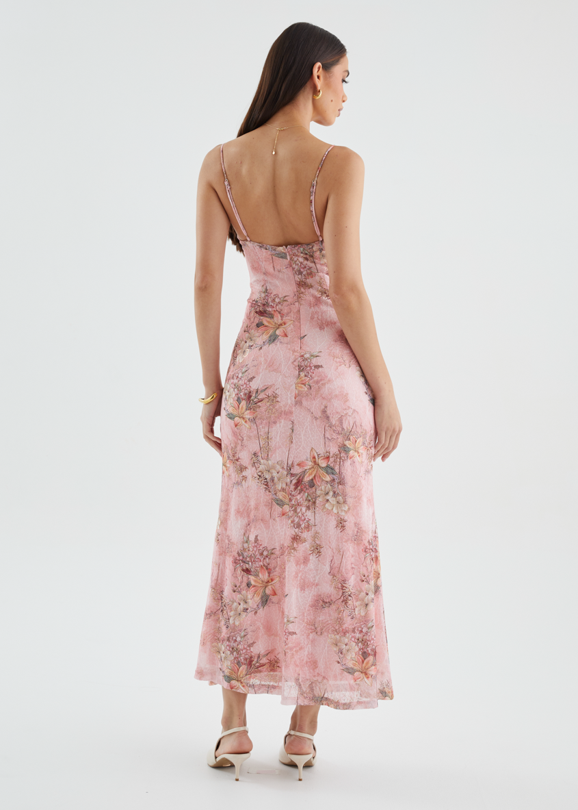 Stassie Maxi Dress - Pink Floral