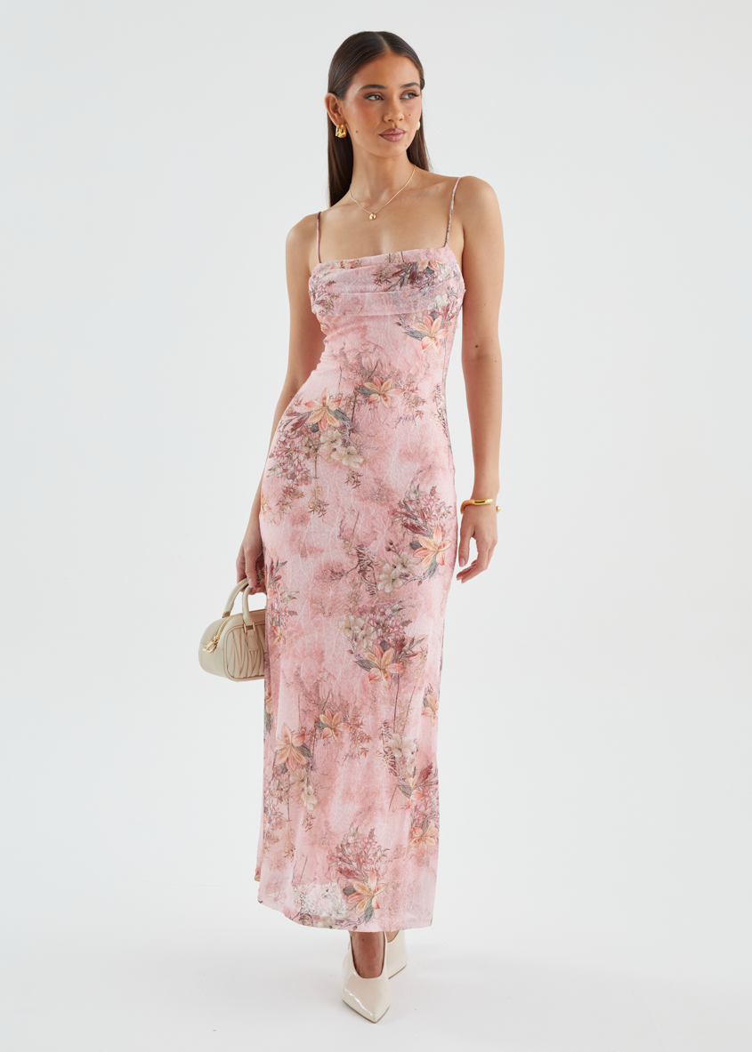 Stassie Maxi Dress - Pink Floral