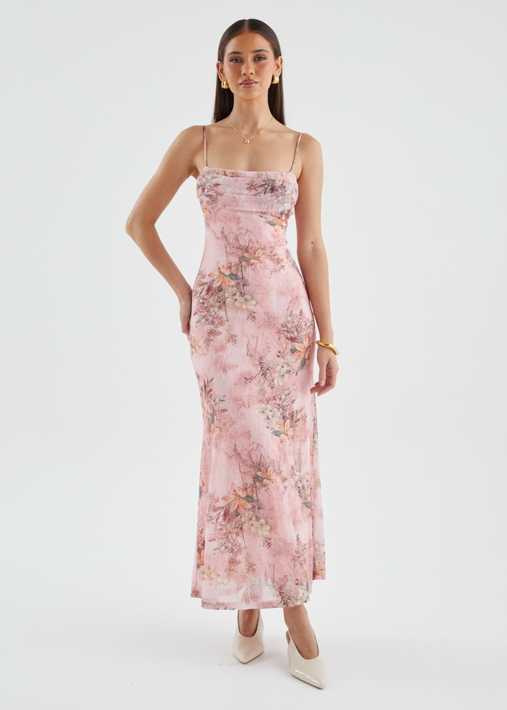 Stassie Maxi Dress - Pink Floral