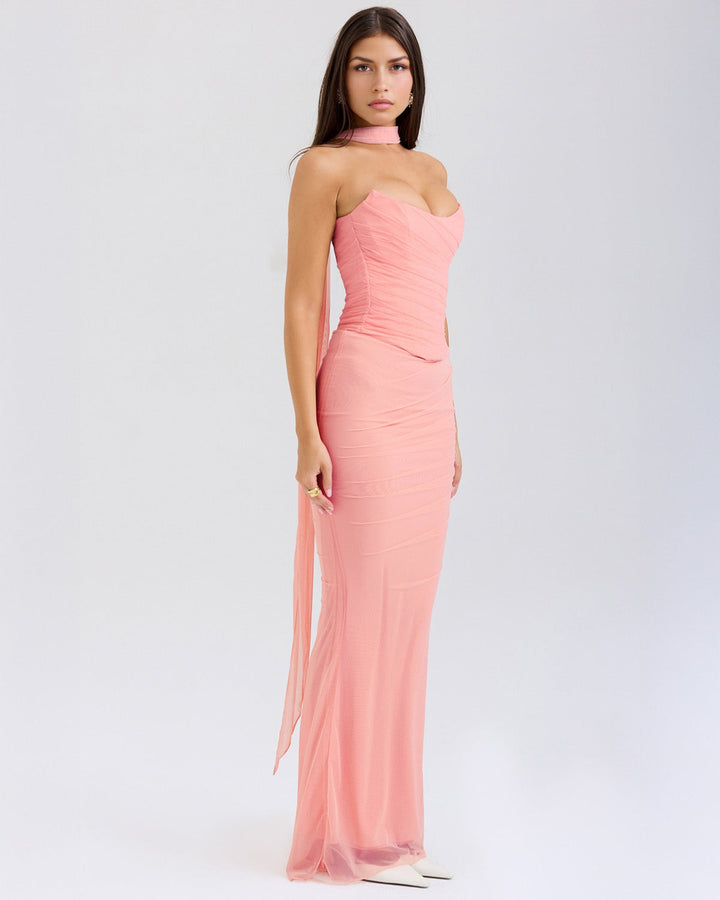 Joyce | Elegant Sculpted Gown