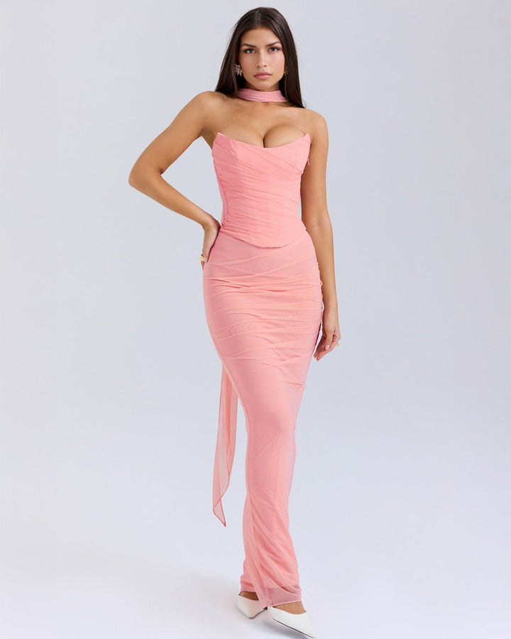 Joyce | Elegant Sculpted Gown