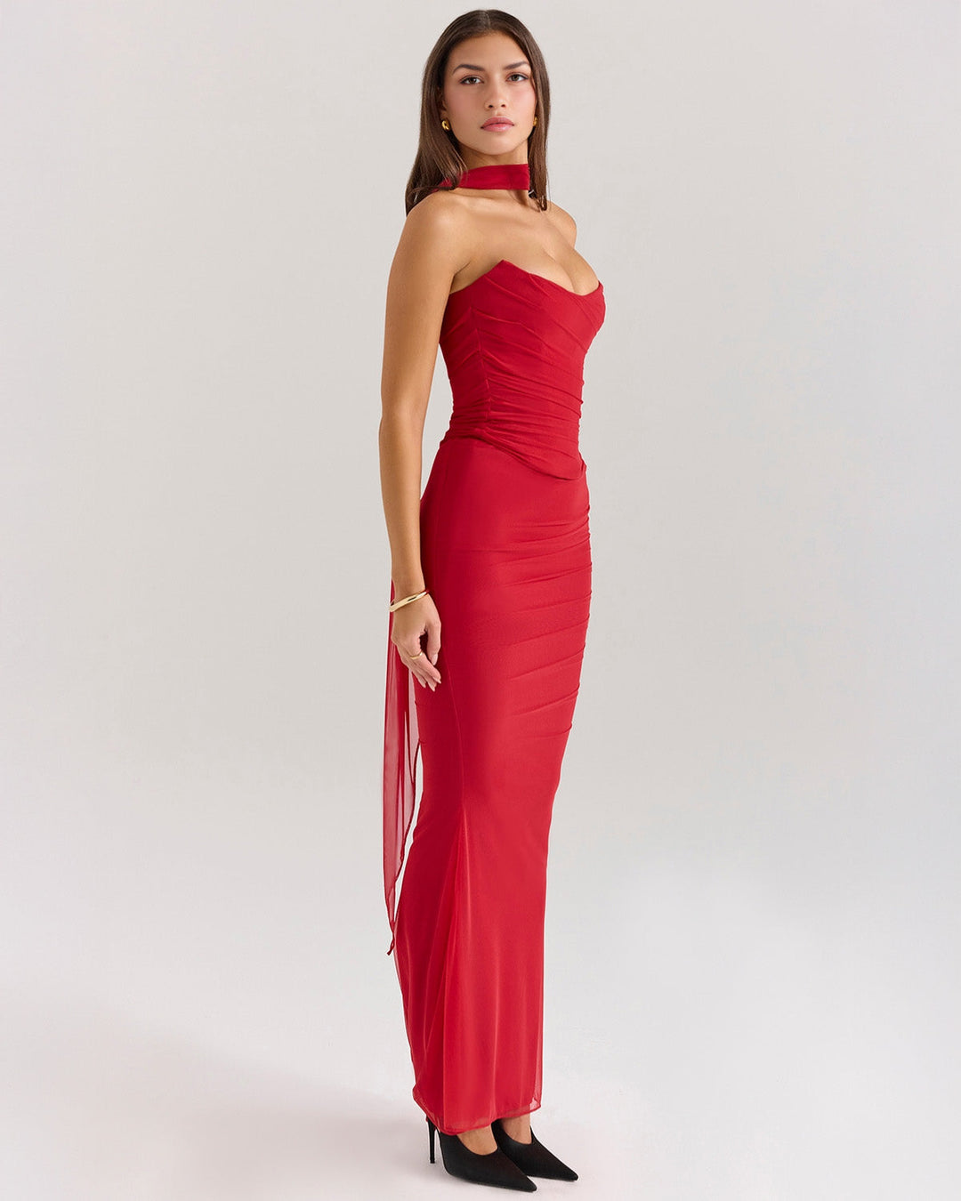 Joyce | Elegant Sculpted Gown