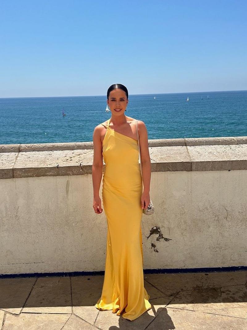 Sable | Amberglow Slip Gown