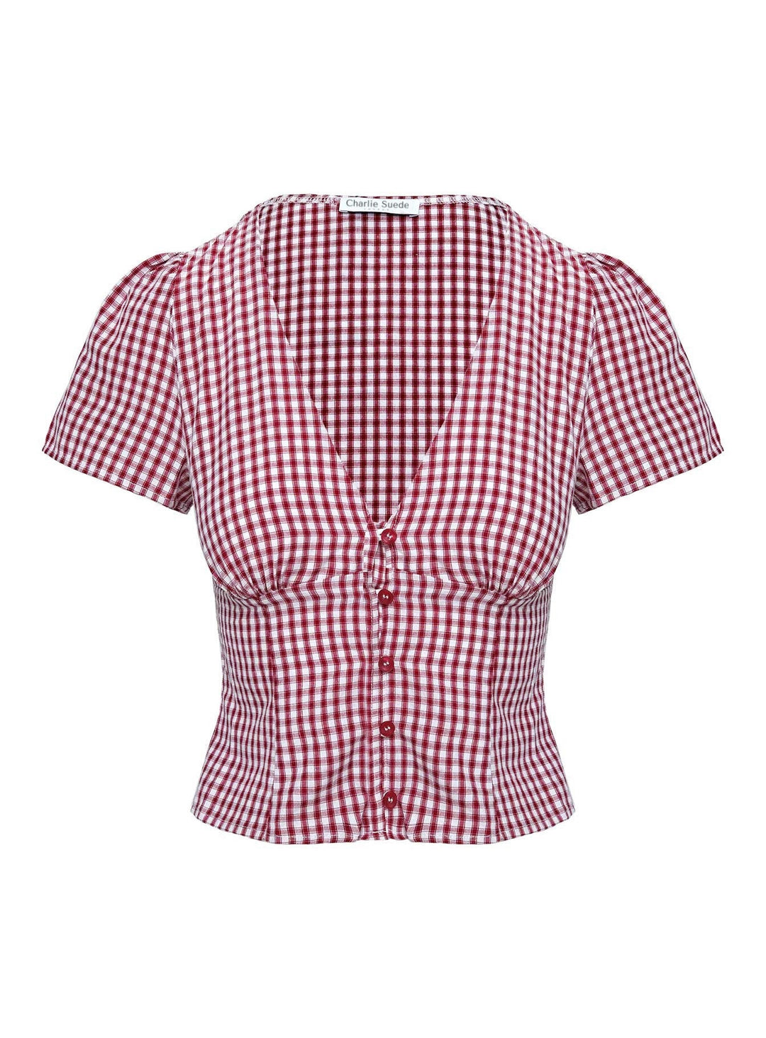Isla | Playful Checkered Top
