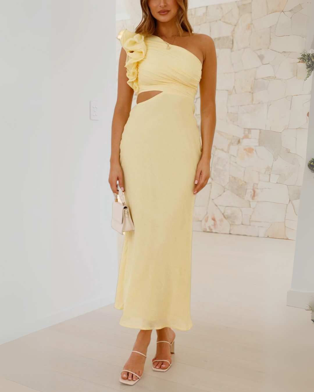 Seren | Robe à découpes Limoncella