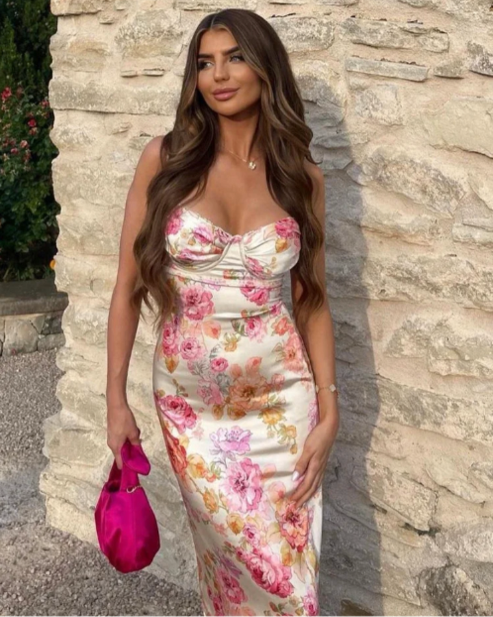 Ginevra | Robe Florale Flatteuse