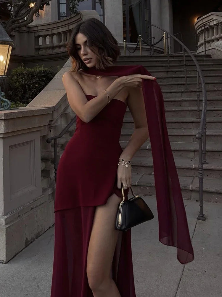 Georgia | Elegant Layered Gown