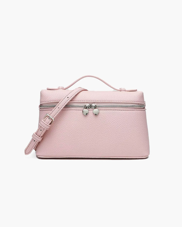 Desdemona | Pebbled Faux Leather Box Bag