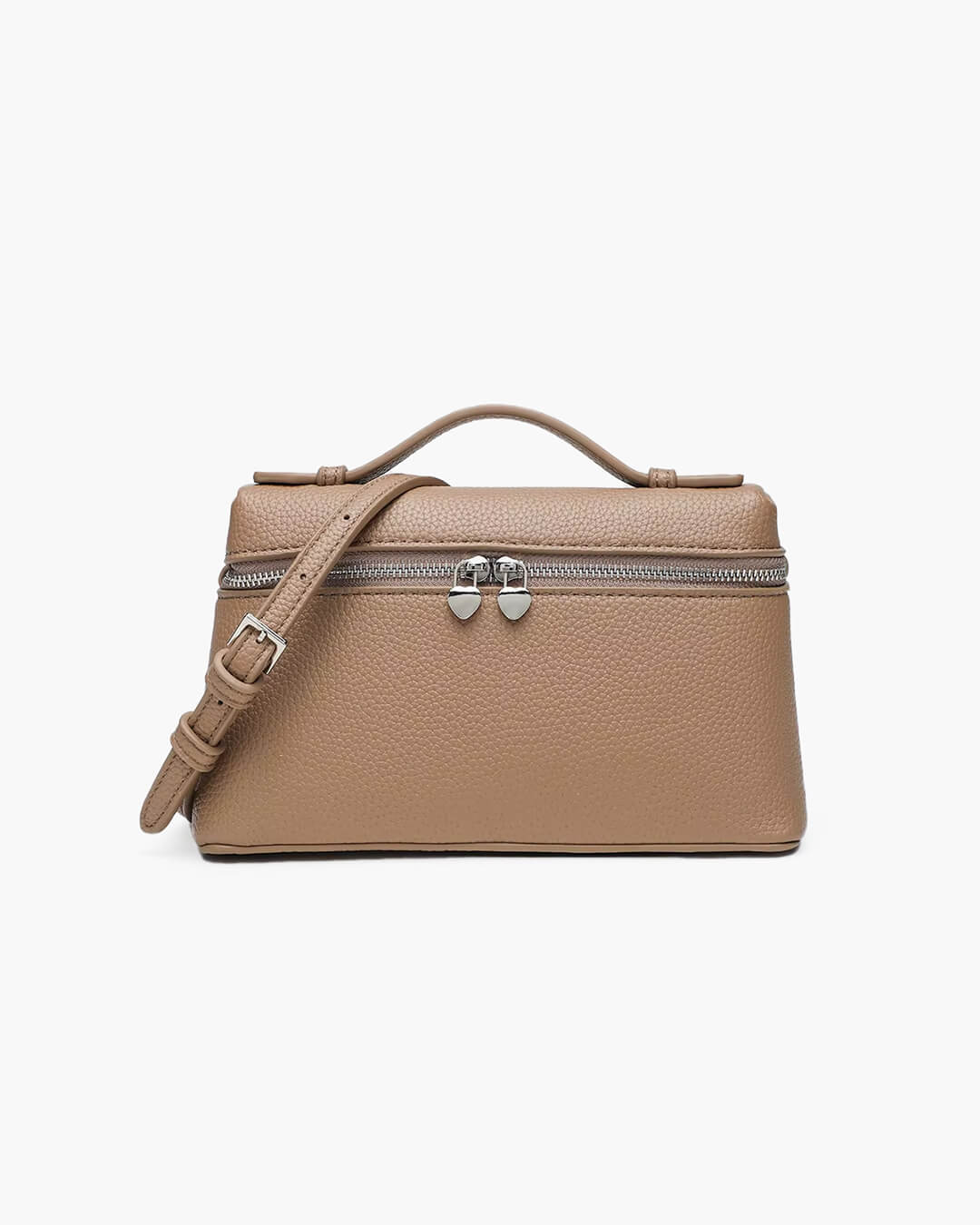 Desdemona | Pebbled Faux Leather Box Bag