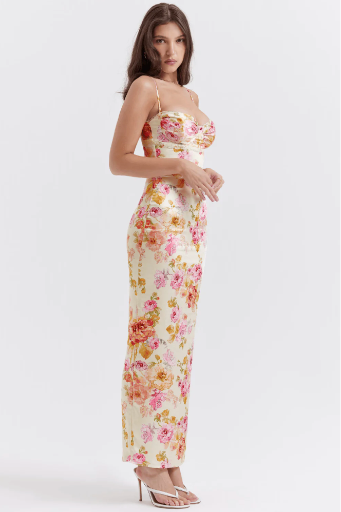 Ginevra | Robe Florale Flatteuse