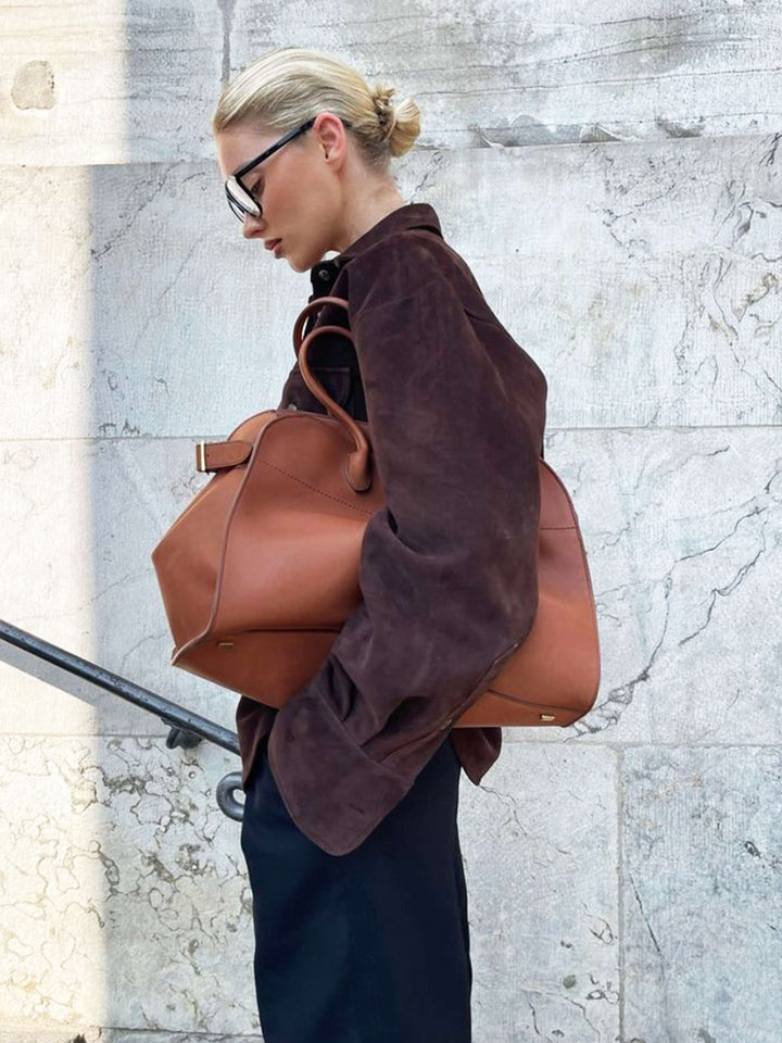 Honoria | Suede Tote Bag