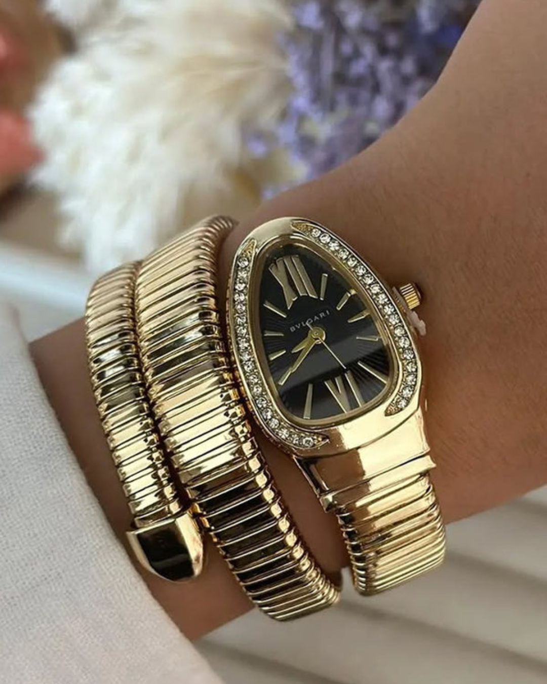 Dwynwen | Serpent Wrap Watch