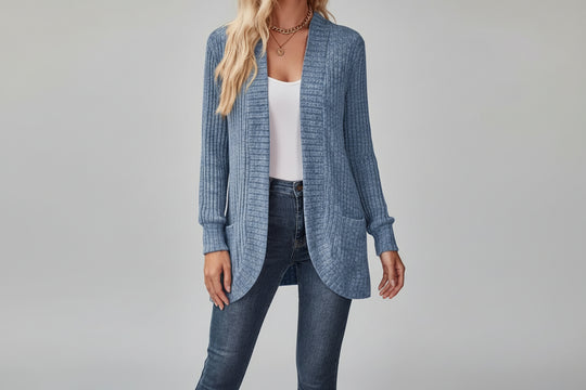 Women's Patchwork Long Sleeve Cardigan Jacket
