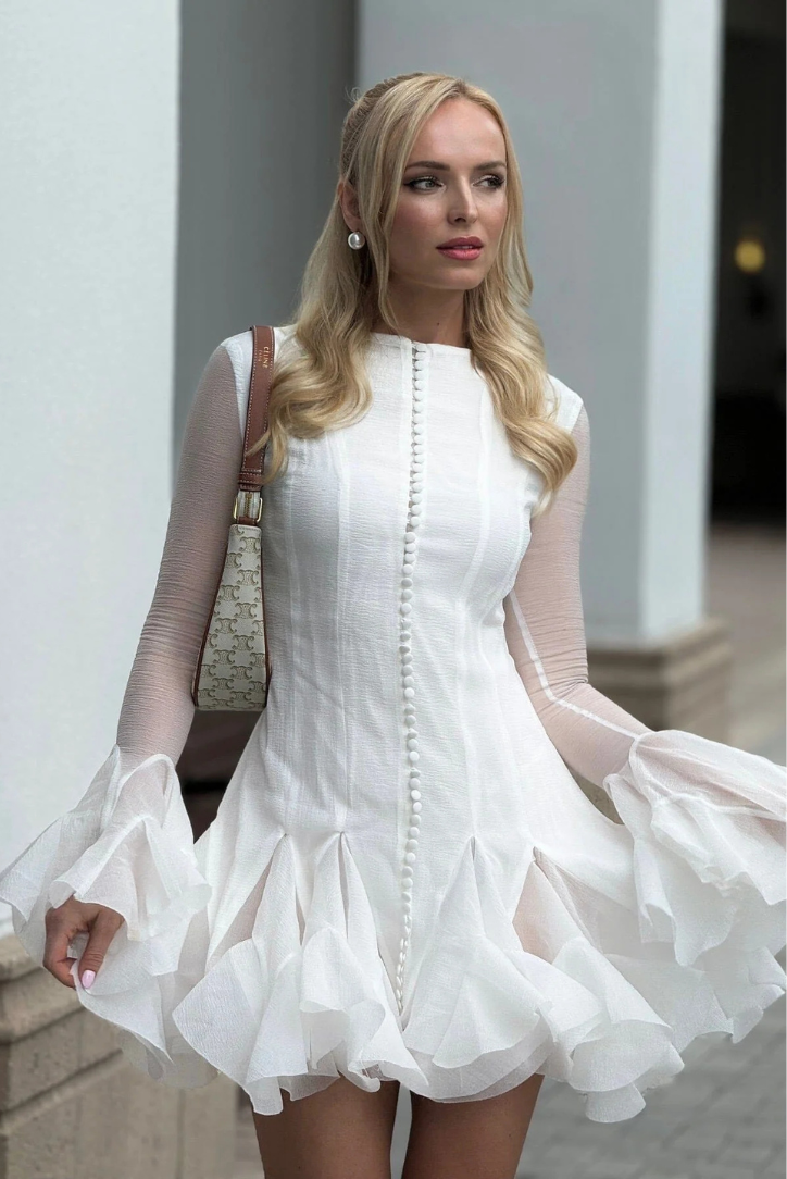 Dahlina | Romantic Ruffle Accent Dress