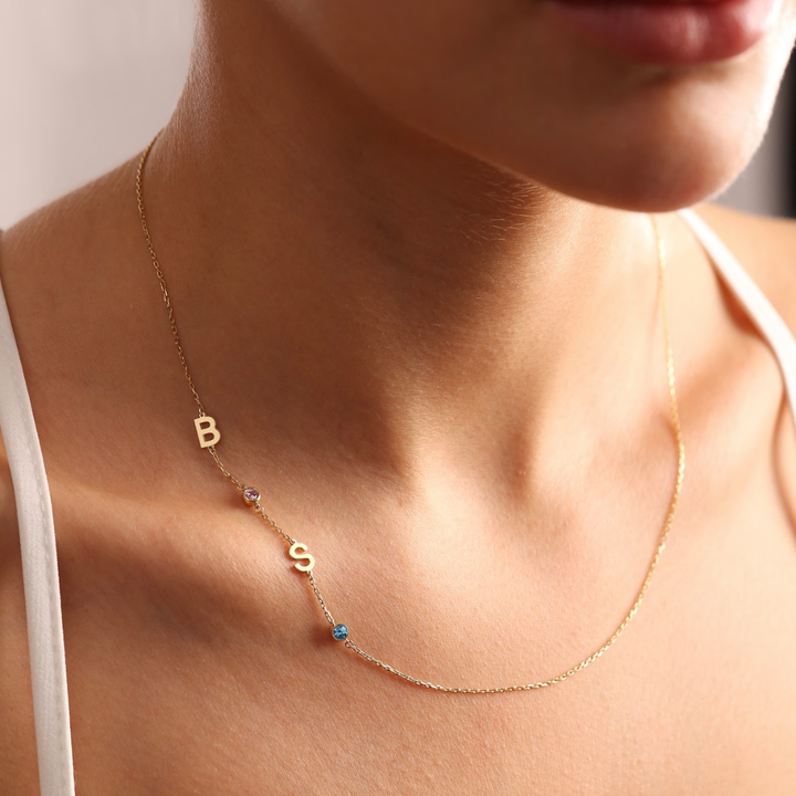 BIRTHSTONES  - NECKLACE