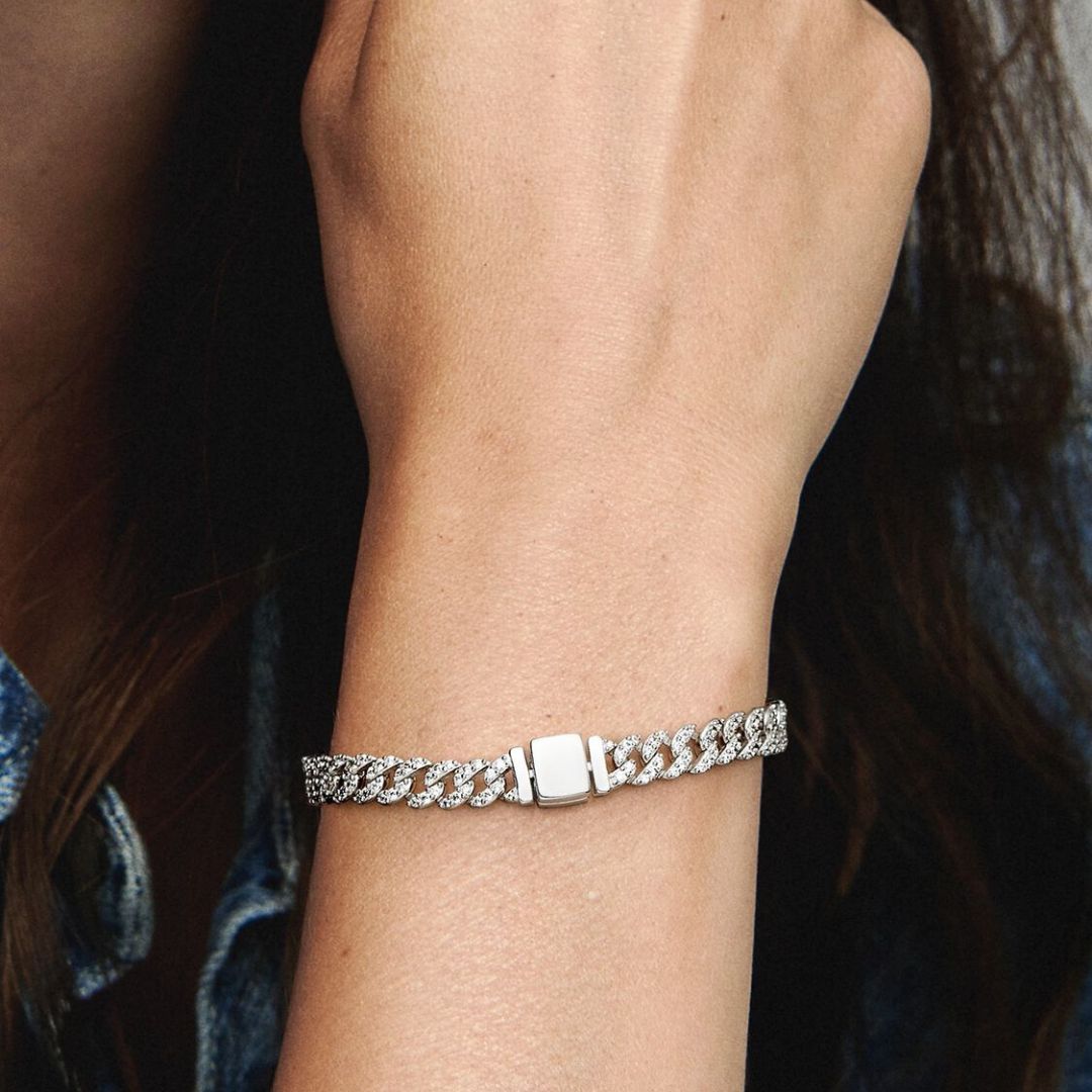 Wendolyn | Pavé Link Statement Bracelet