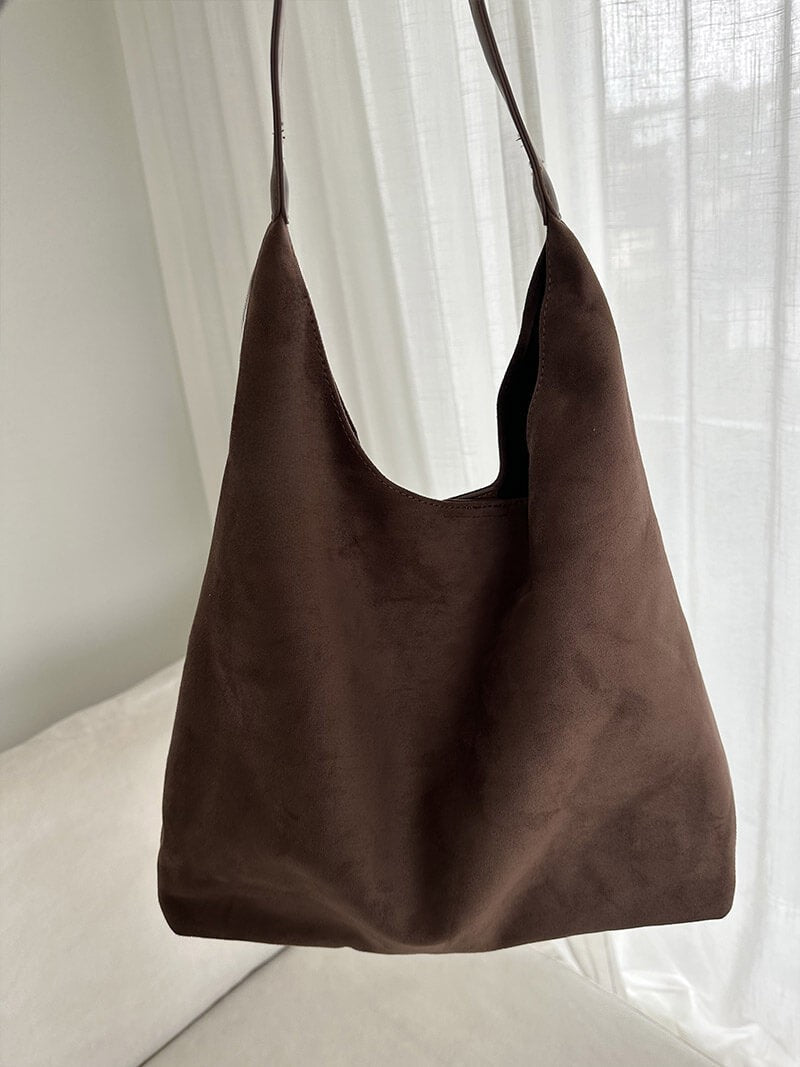 Cariad | Minimalist Suede Shoulder Bag