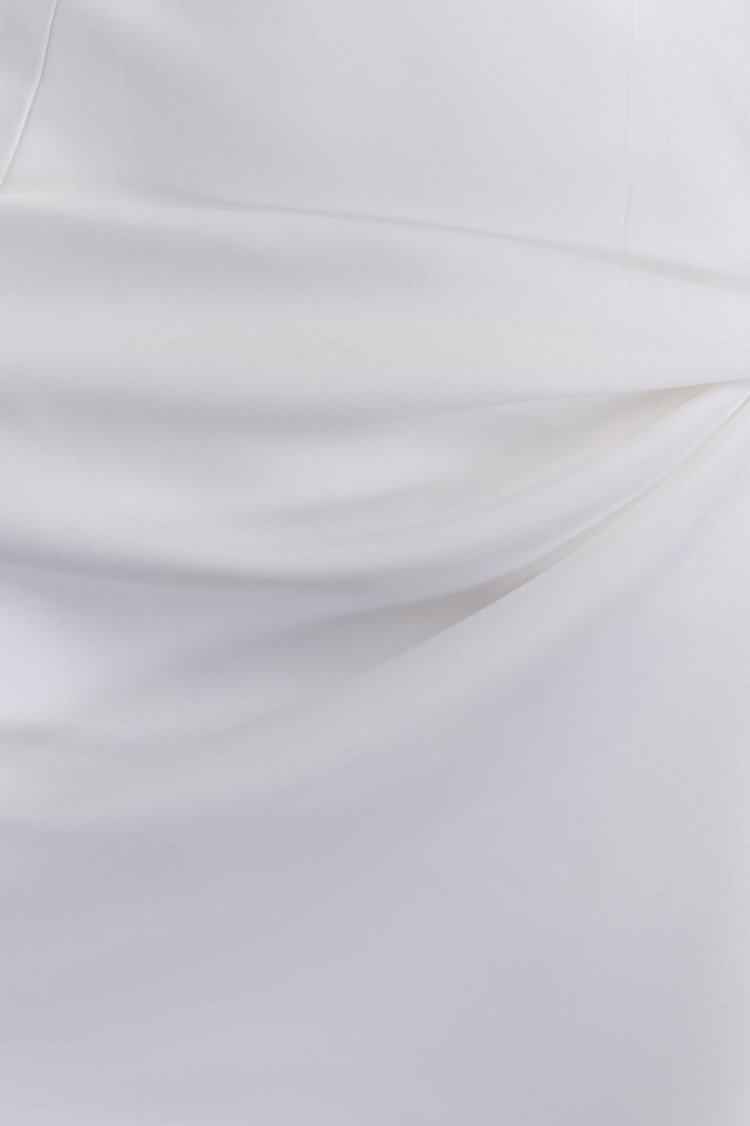 Evianna Strapless Gathered Mini Dress - White