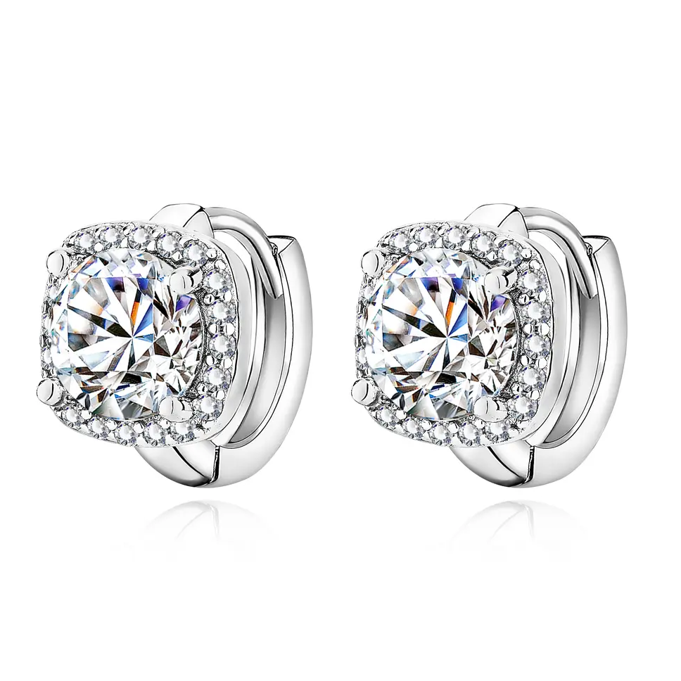 Clematis | Dazzling Halo Studs