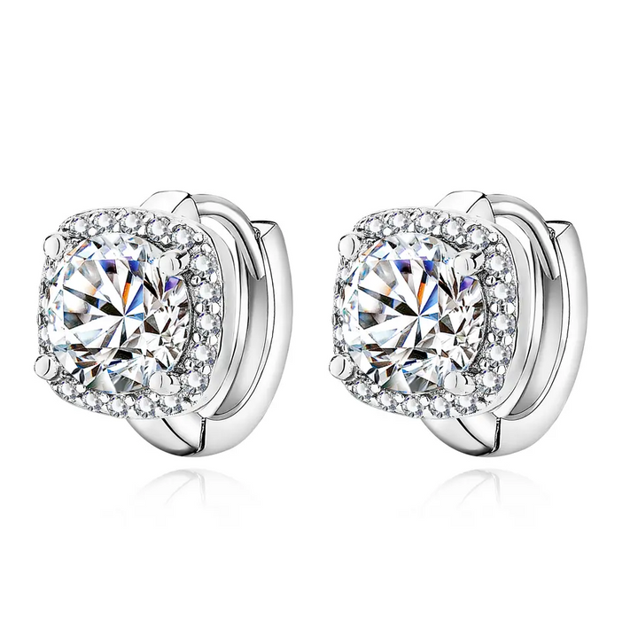 Clematis | Dazzling Halo Studs