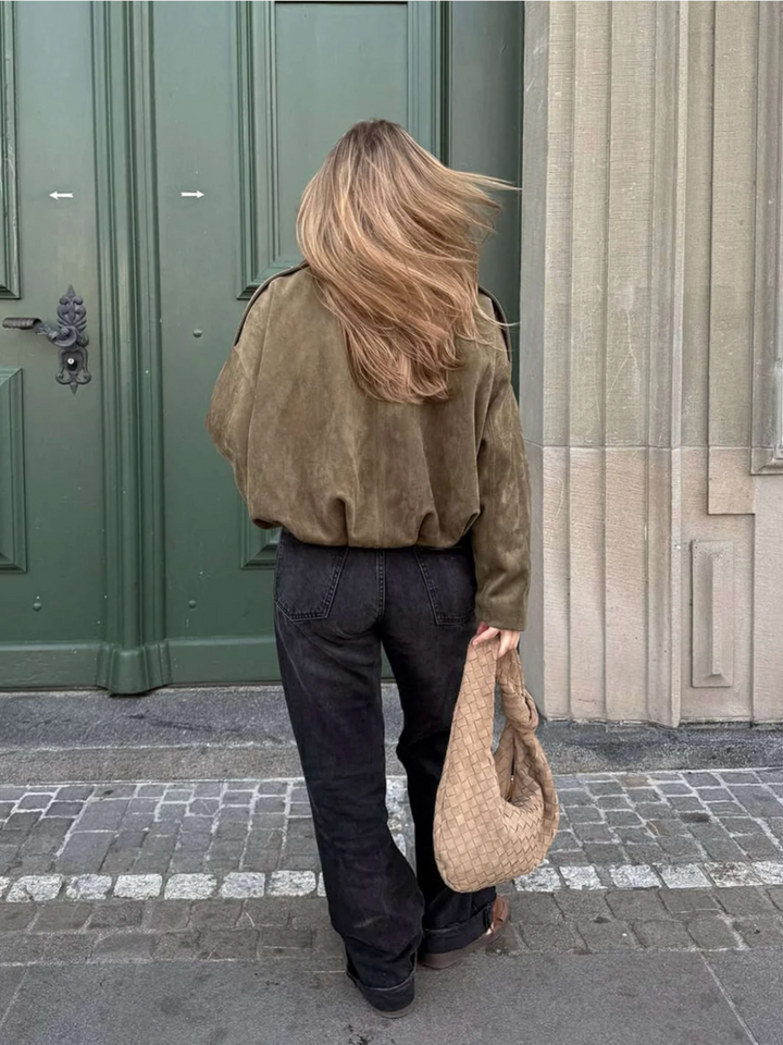 Parnel | Minimalist Suede Jacket