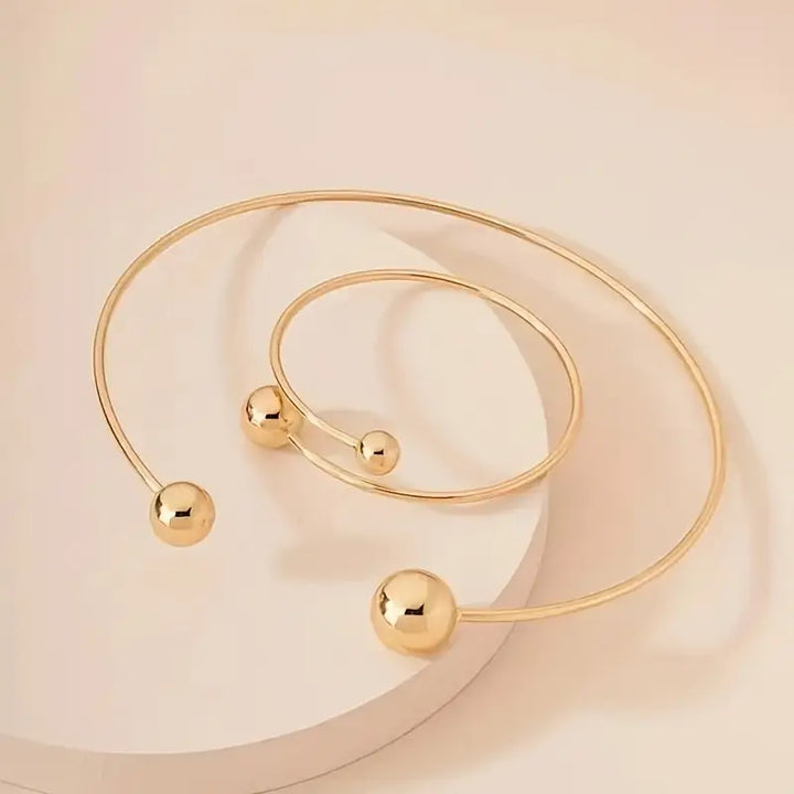 Alethea | Sculpted Sphere Statement Set