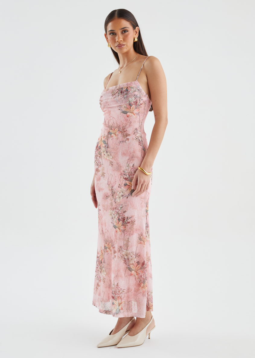 Stassie Maxi Dress - Pink Floral