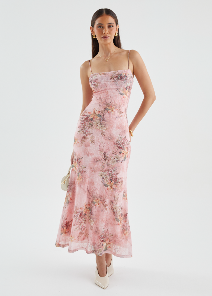 Stassie Maxi Dress - Pink Floral
