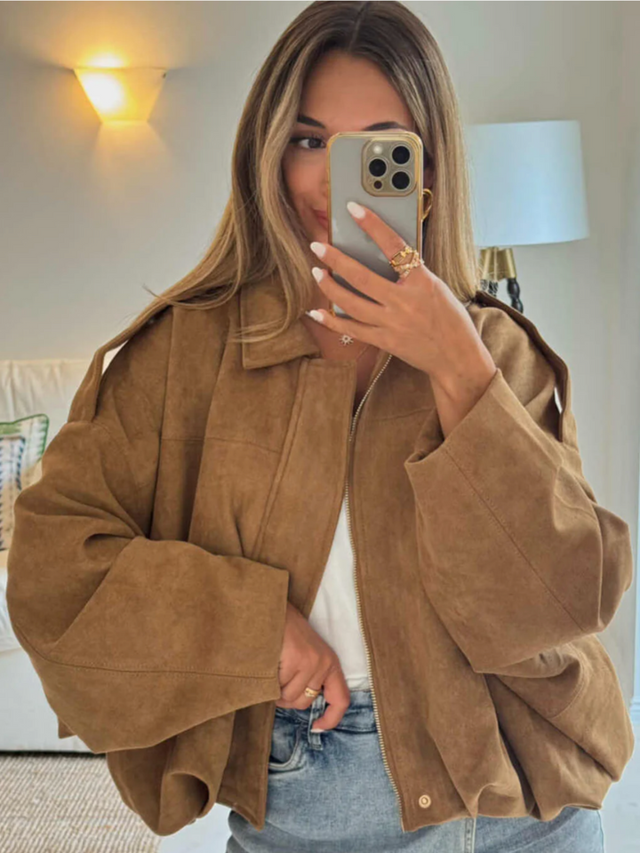 Parnel | Minimalist Suede Jacket