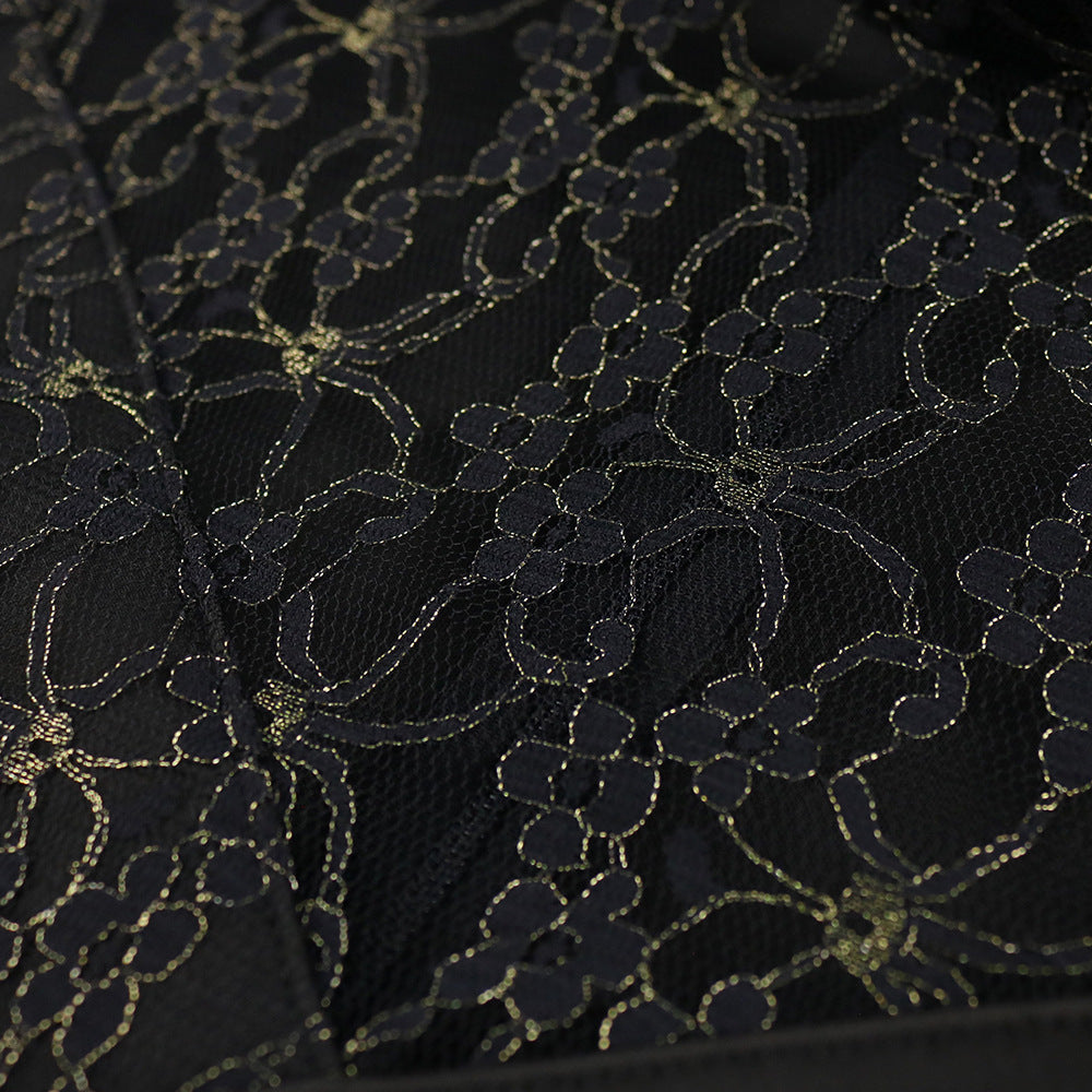 Summer Large Size New Round Neck Lace Retro Dress