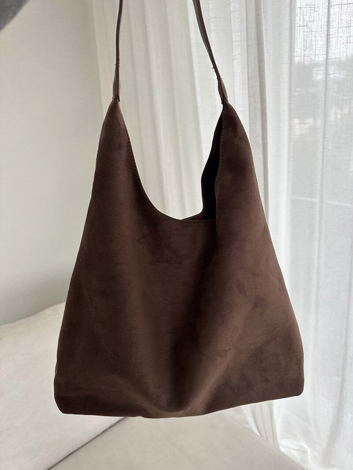 Cariad | Minimalist Suede Shoulder Bag