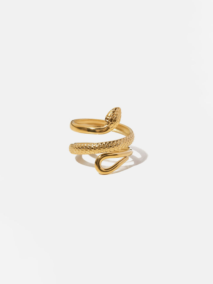 Faelina | Sculpted Serpent Ring