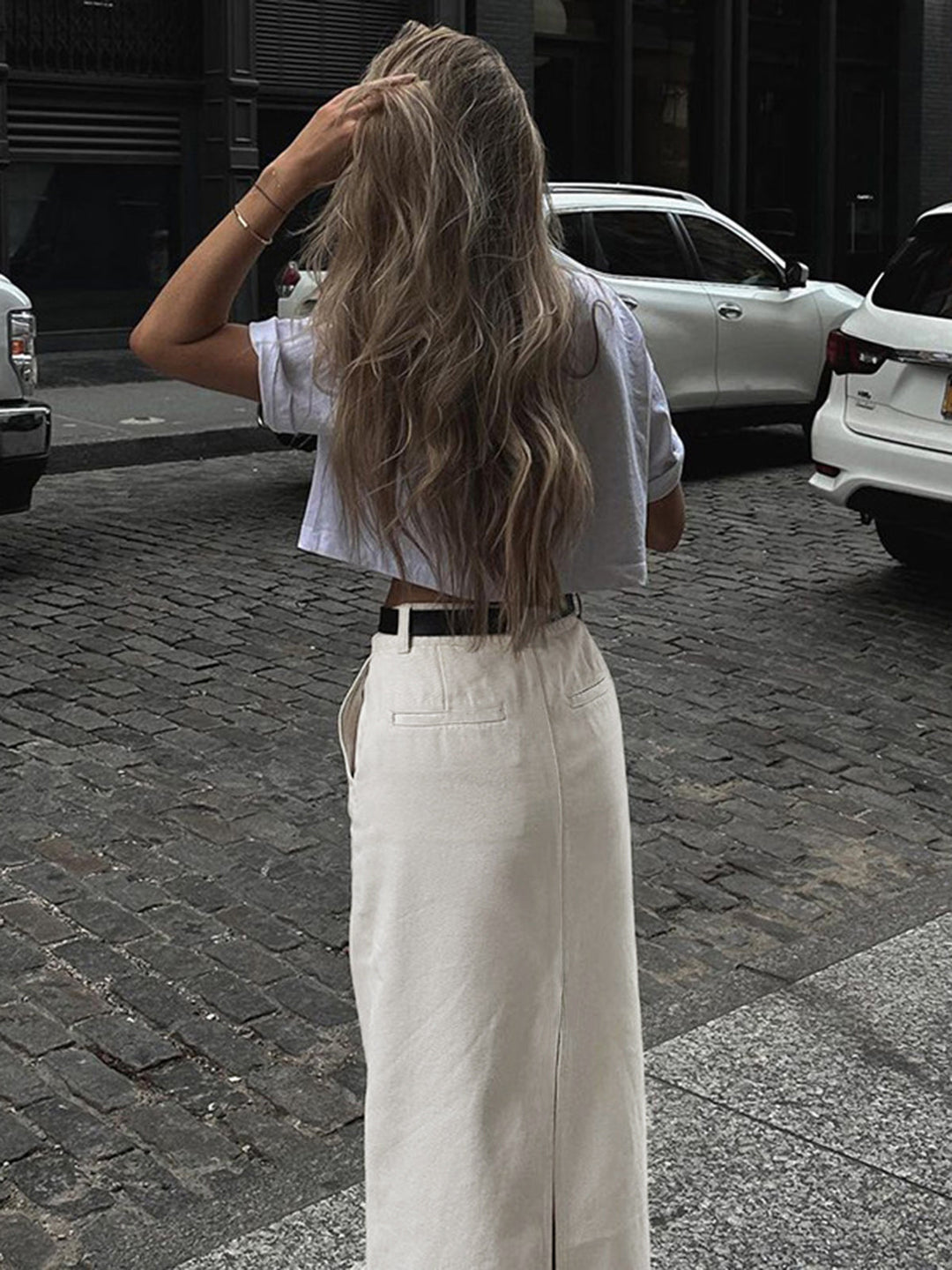 Amelia | Parisian Slit Maxi Skirt