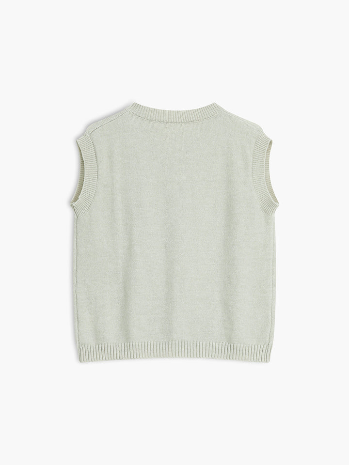 Florence | Casual Button Up Sweater Vest
