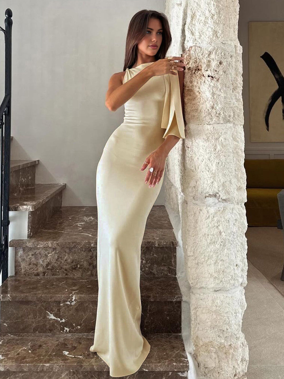 Cecily | Robe en Satin Élégante
