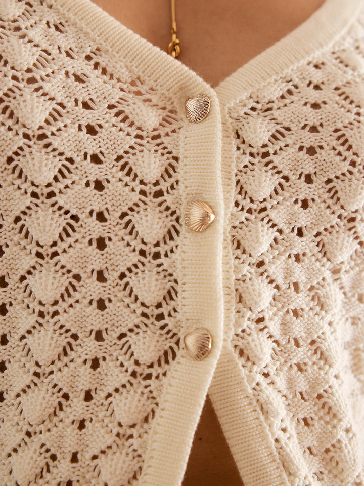Pippa | Cotton Blends Hollow Skirt Set