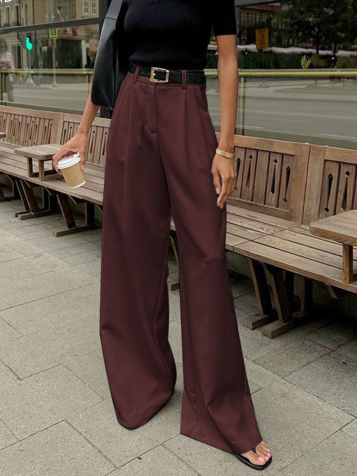 Georgia | Solid Wide Leg Pants