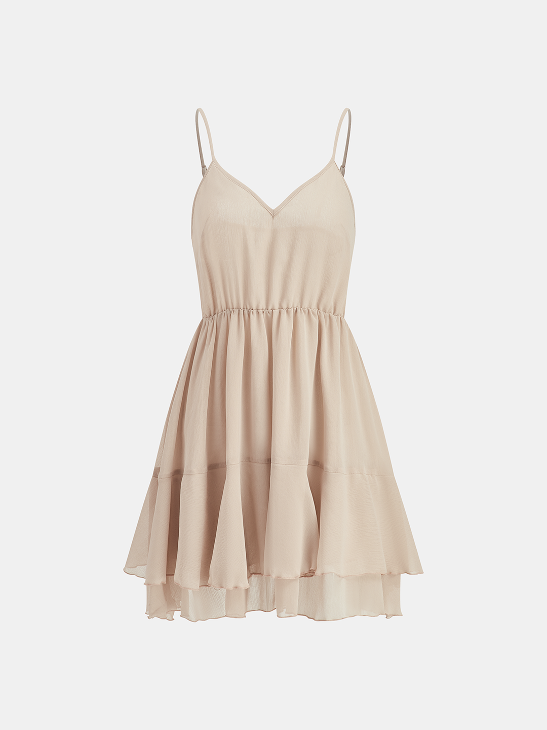 Freya | Tiered Ruffle Chiffon Mini Dress Set