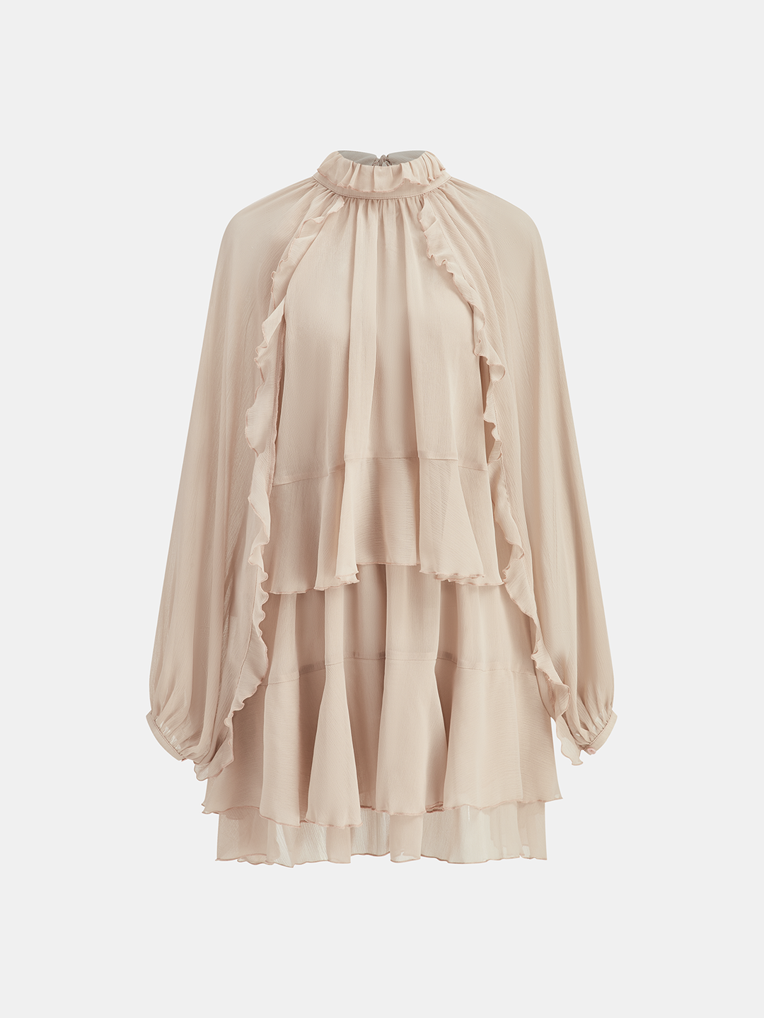 Freya | Tiered Ruffle Chiffon Mini Dress Set