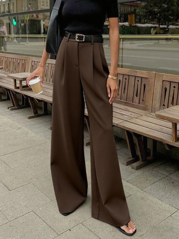 Georgia | Solid Wide Leg Pants