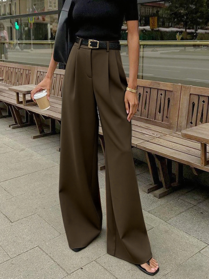 Georgia | Solid Wide Leg Pants