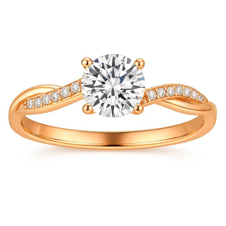 Berenice | Classic Twisted Accent Ring