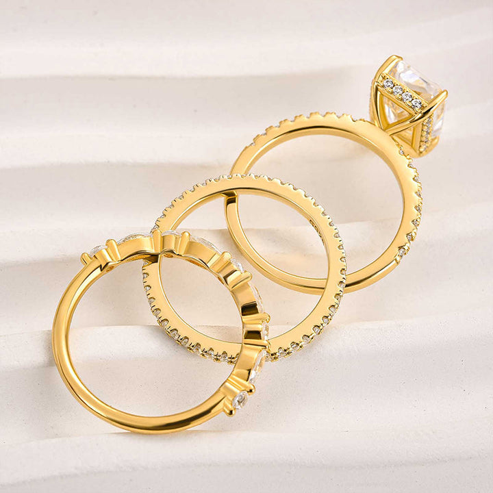 Ealhswith | Sparkling Eternity Ring Trio