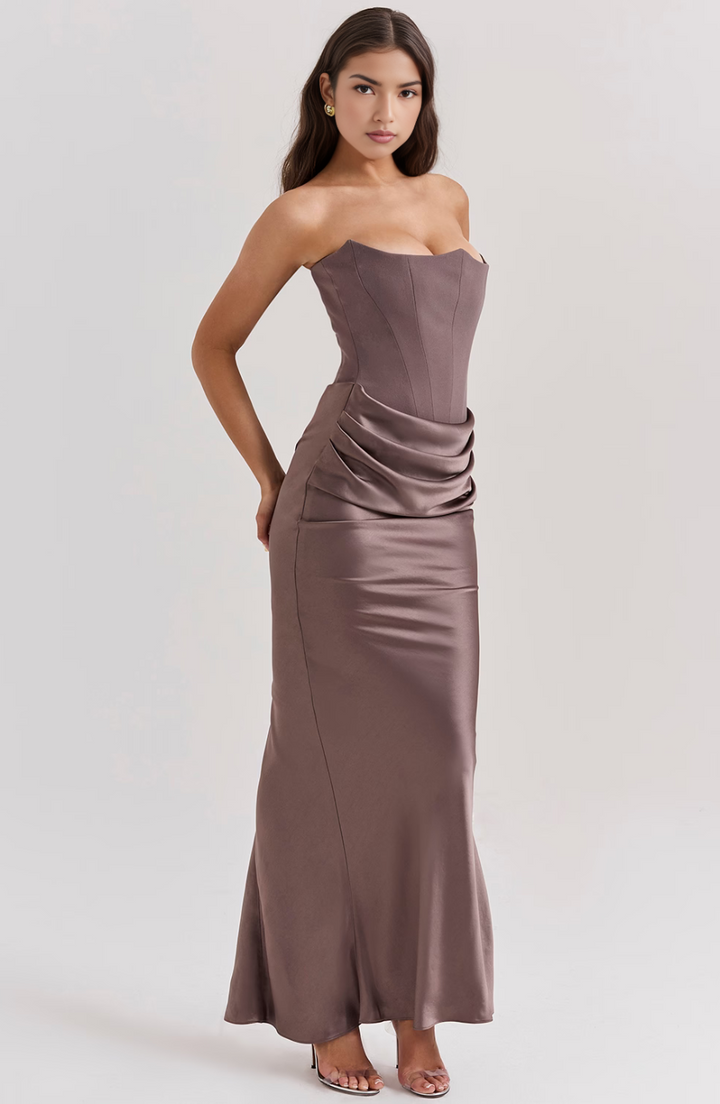 Eden | Robe en Satin Poli