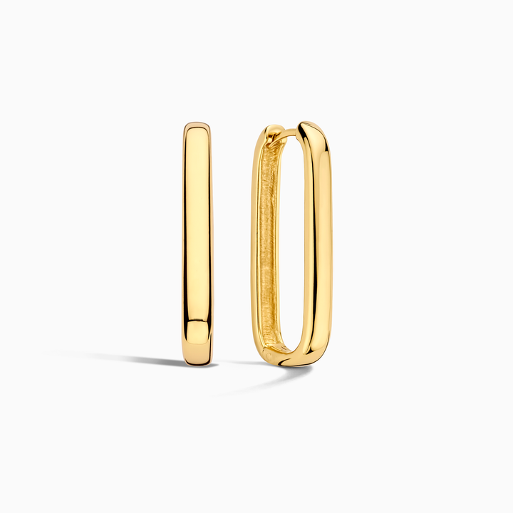 Gracina | Sleek Rectangular Hoop Earrings