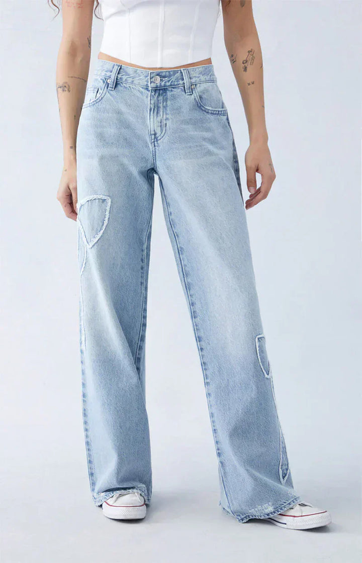 Adhara | Oversized Bow Jeans