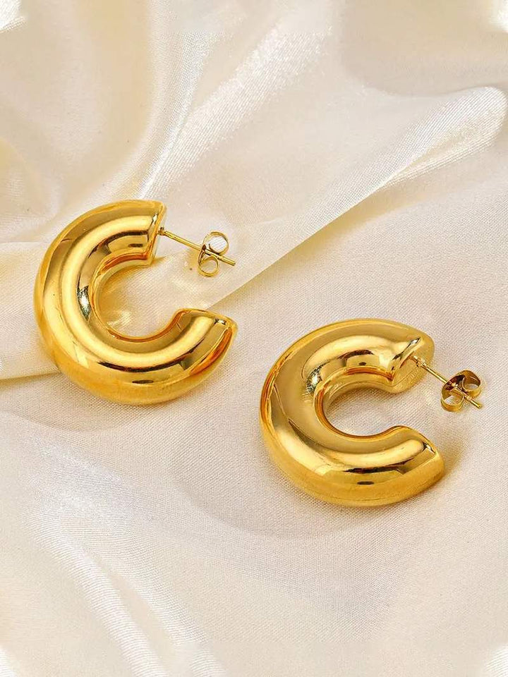 Belphoebe | Chunky C-Hoop Earrings