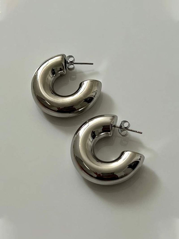 Belphoebe | Chunky C-Hoop Earrings